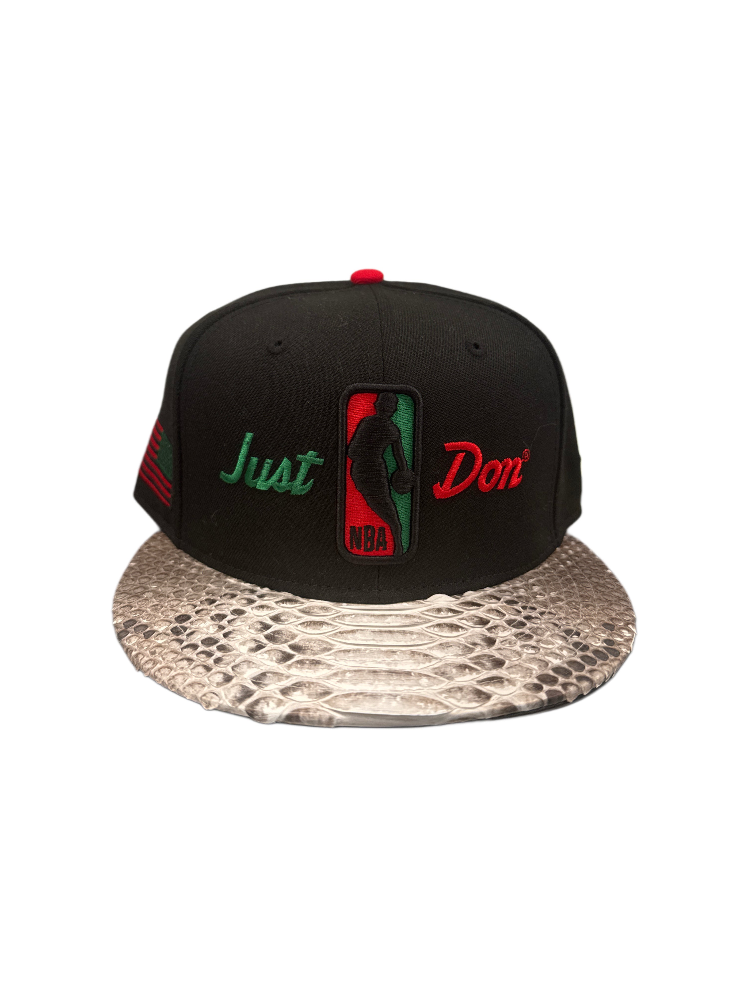 Just Don Juneteenth Green/Red Natural Brim