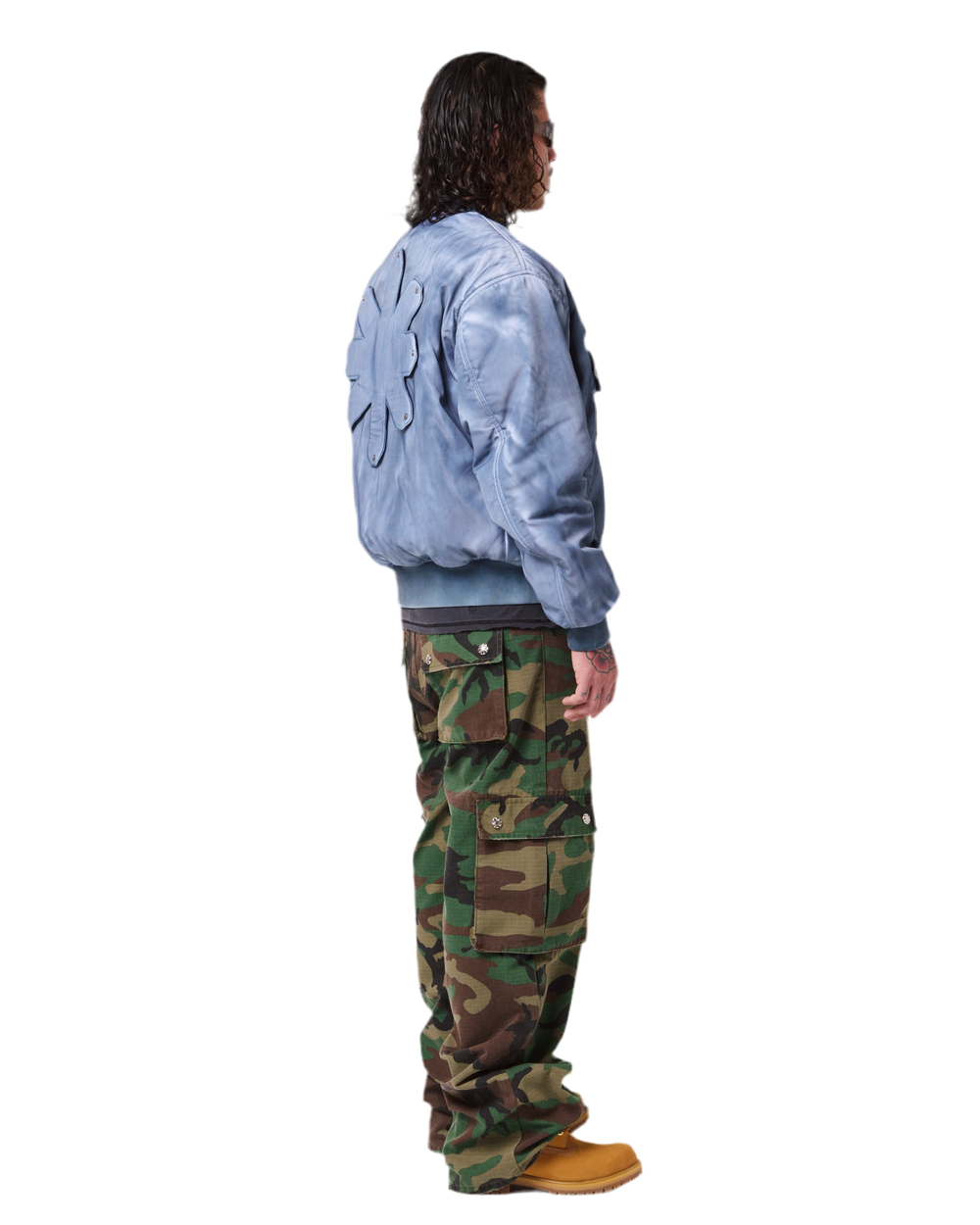 LOSTSHDWS REVERSIBLE DETACHED BOMBER (SEAFOAM)