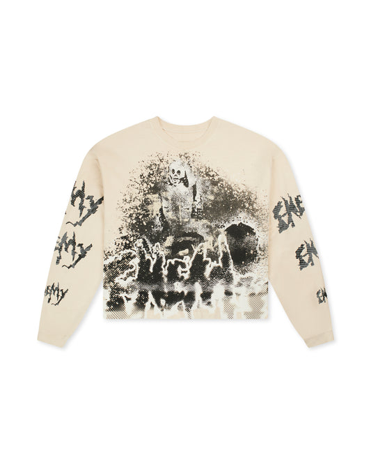 RIVINGTON ROI REBIS THEATRE CVA LS TEE VINTAGE WHITE
