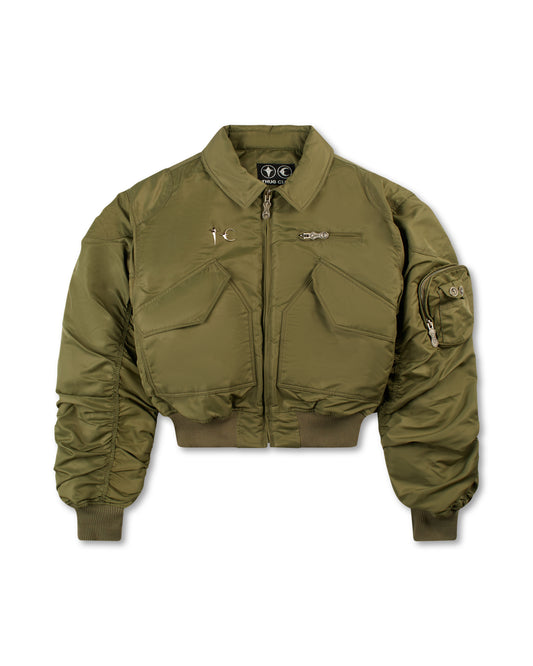 Thug Club A Wingless Bird Jacket Khaki