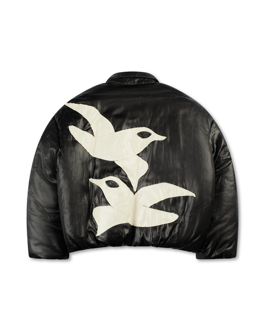 Song For the Mute UNISEX PUFFER JACKET  BLACK
