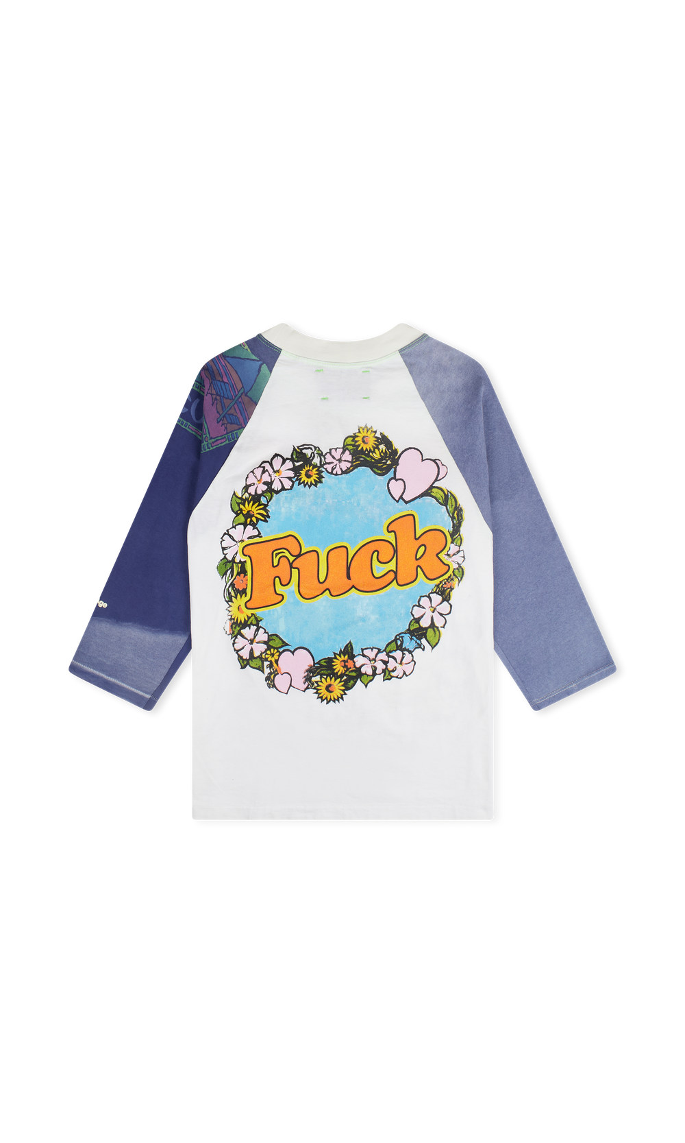 Better With Age Shit Fuck Raglan Tee Shirt Multi