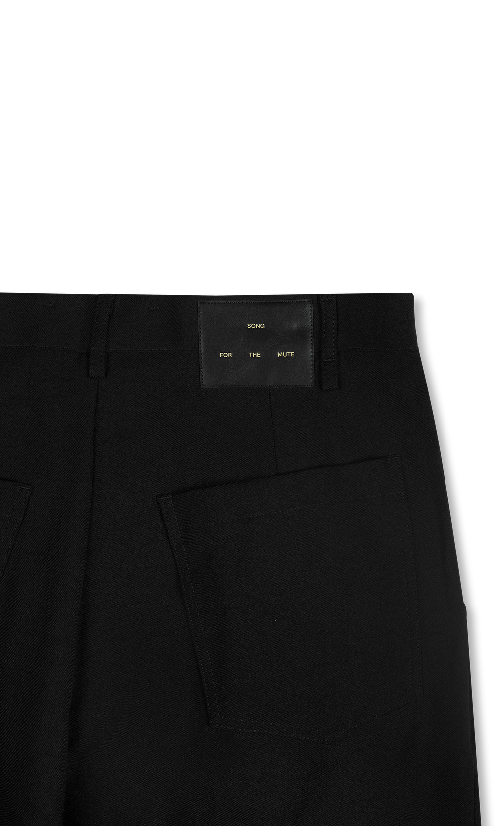 Song for the Mute Loose Pleated Pant Black