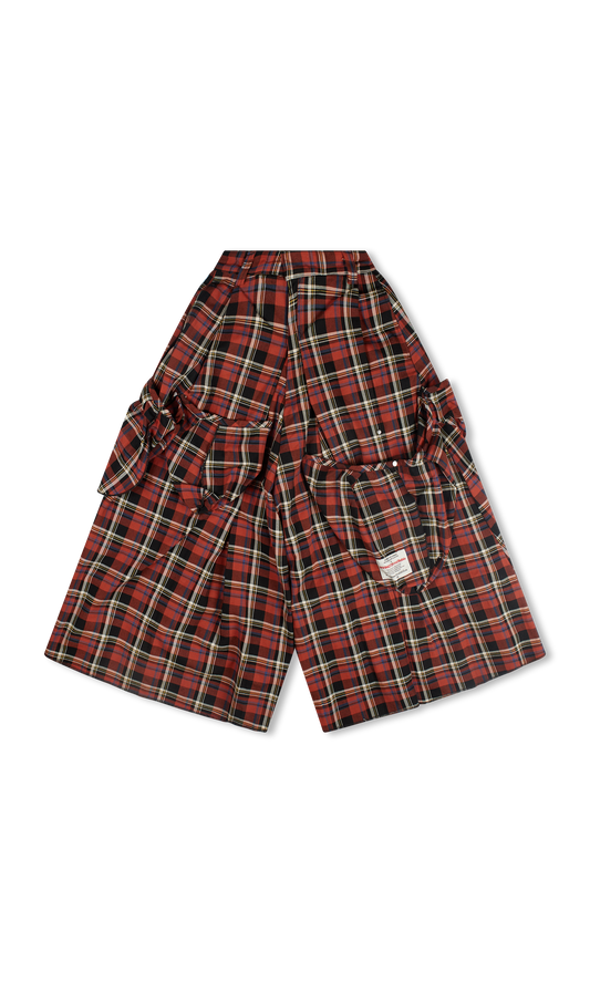 RIVINGTON ROI REBIS A GOOD SHEPARDS TROUSER ORANGE PLAID CON