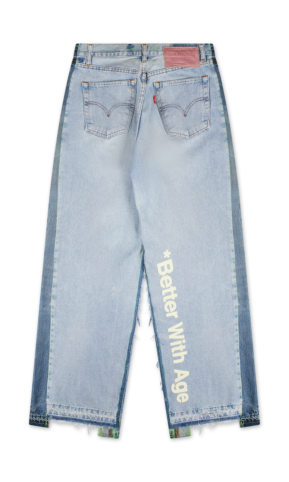 Better With Age Baggy Jawn Denim Pants Indigo