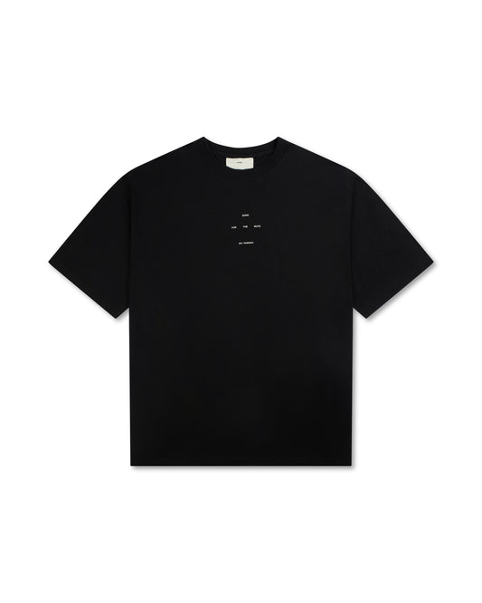SONG FOR THE MUTE ''LOGO'' OVERSIZED TEE BLACK