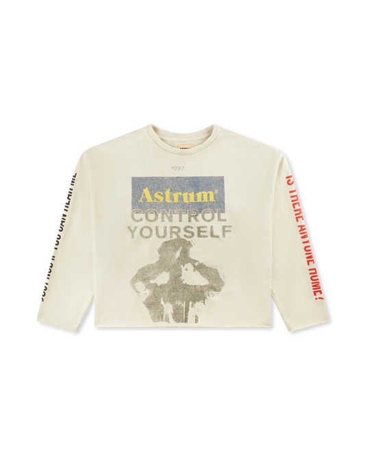 ASTRUM CONTROL YOURSELF CREWNECK NATURAL