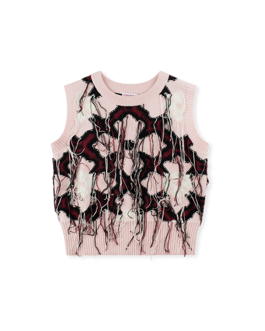CHARLES JEFFREY LOVERBOY GUDDLE VEST PINK PARLIAMENT
