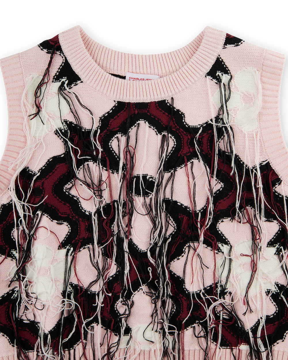 CHARLES JEFFREY LOVERBOY GUDDLE VEST PINK PARLIAMENT