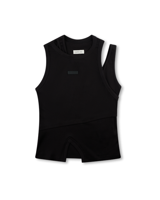 Feng Chen Wang 2 In One Vest Black