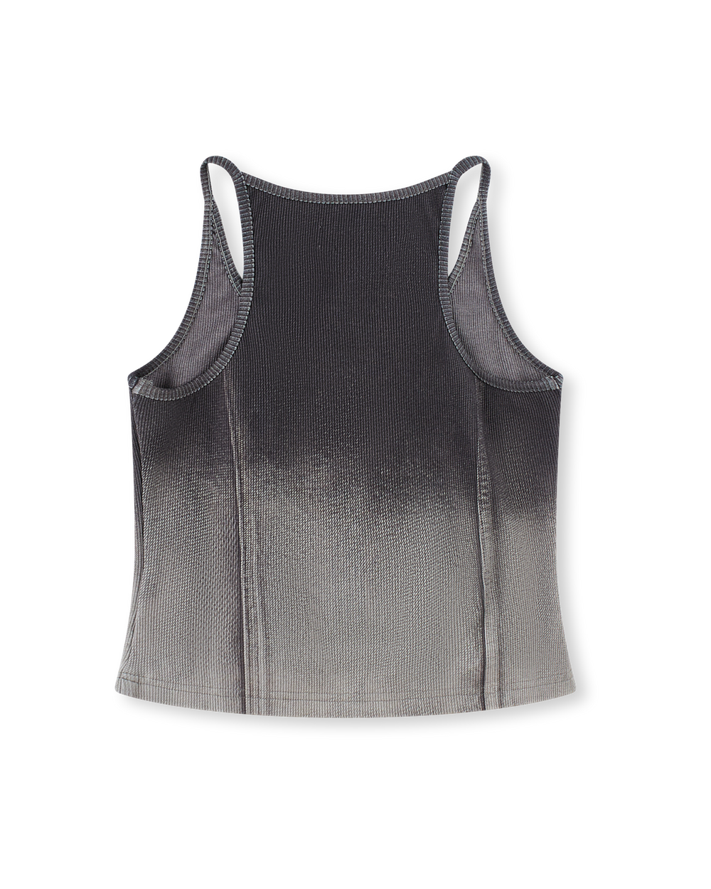 FENG CHEN WANG DENIM BLACK GRADIENT PRINT VEST