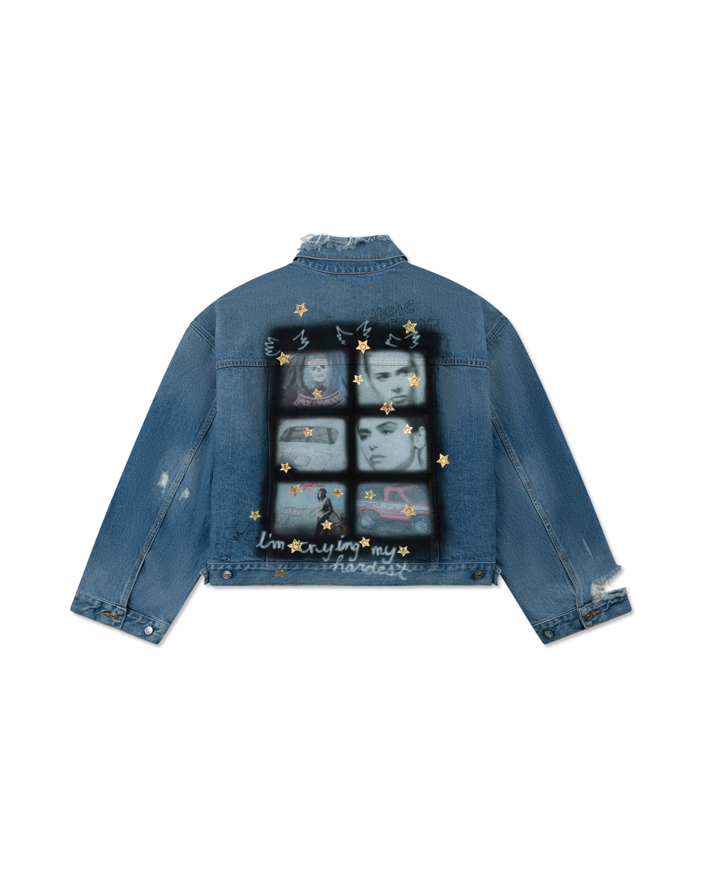 PALY UR FANTASY DENIM JACKET BLUE