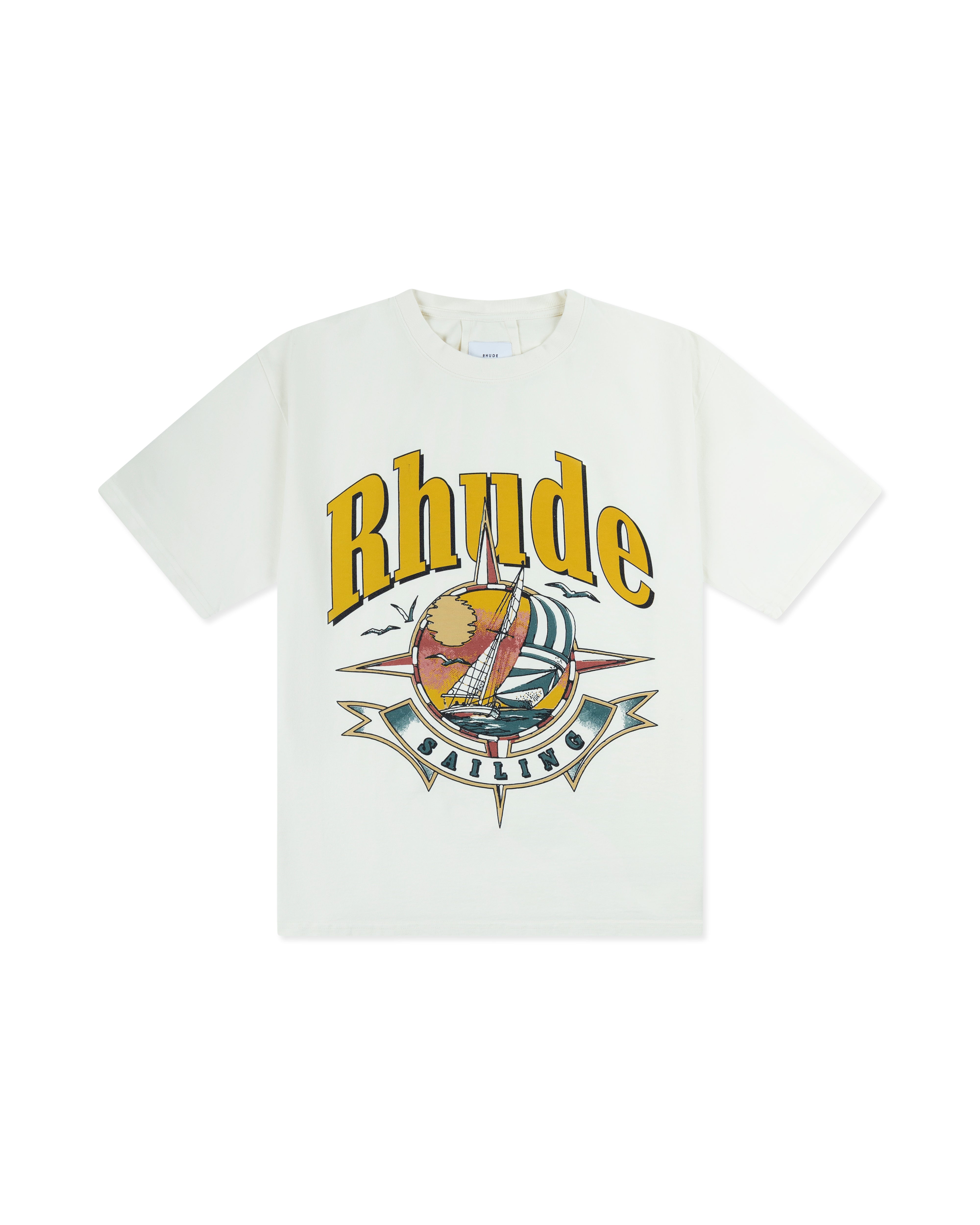 RHUDE PORT DE RHUDE TEE VTG WHITE