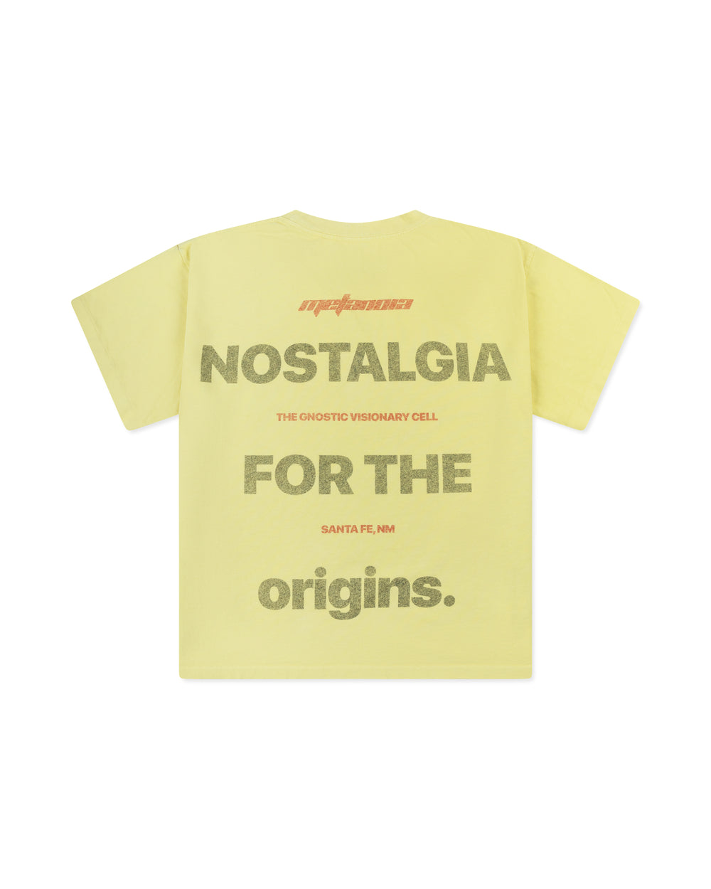 RIVINGTON ROI REBIS META-MAN TEE META YELLOW