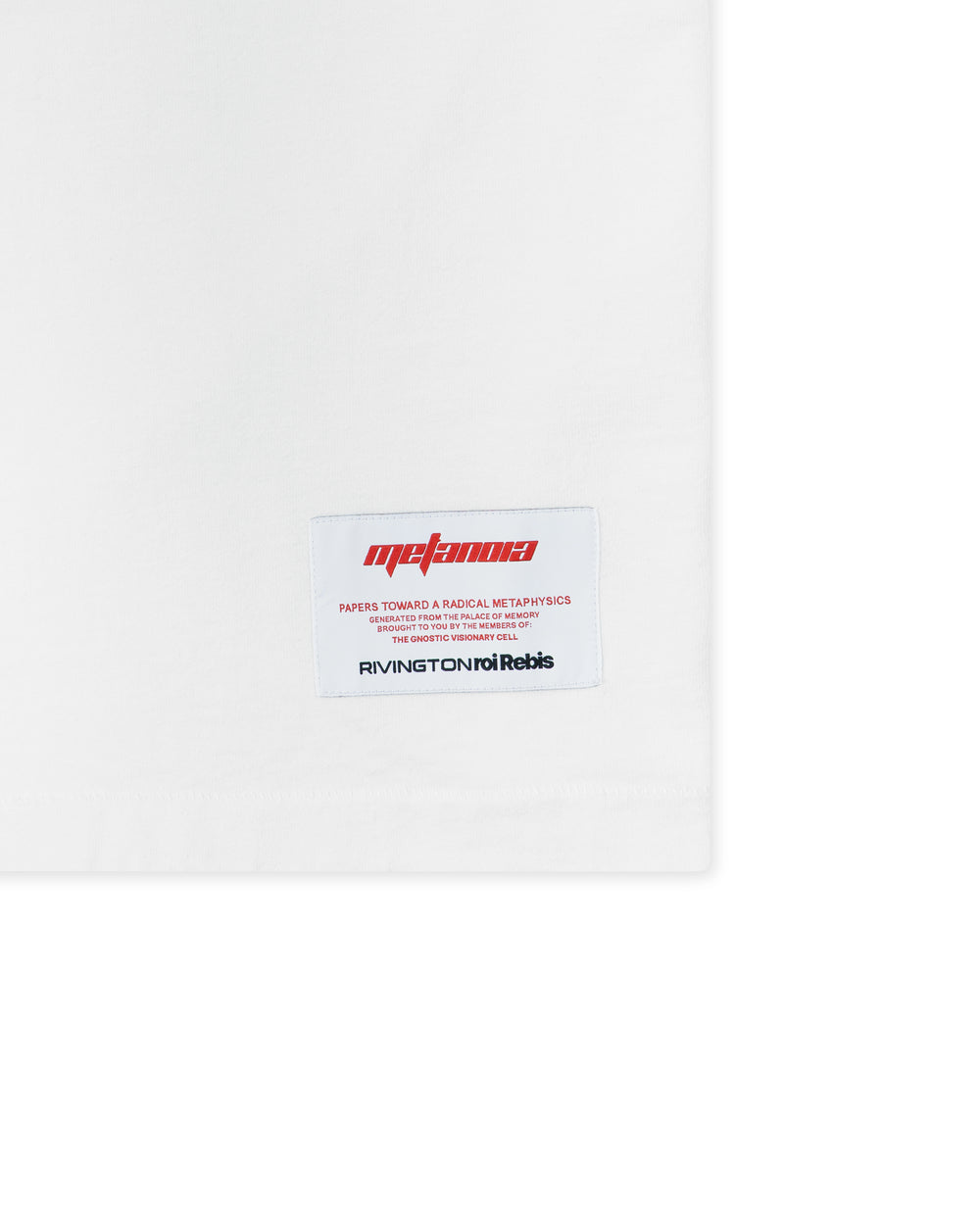 RIVINGTON ROI REBIS METANOIA USO CVA TEE MAX WHITE