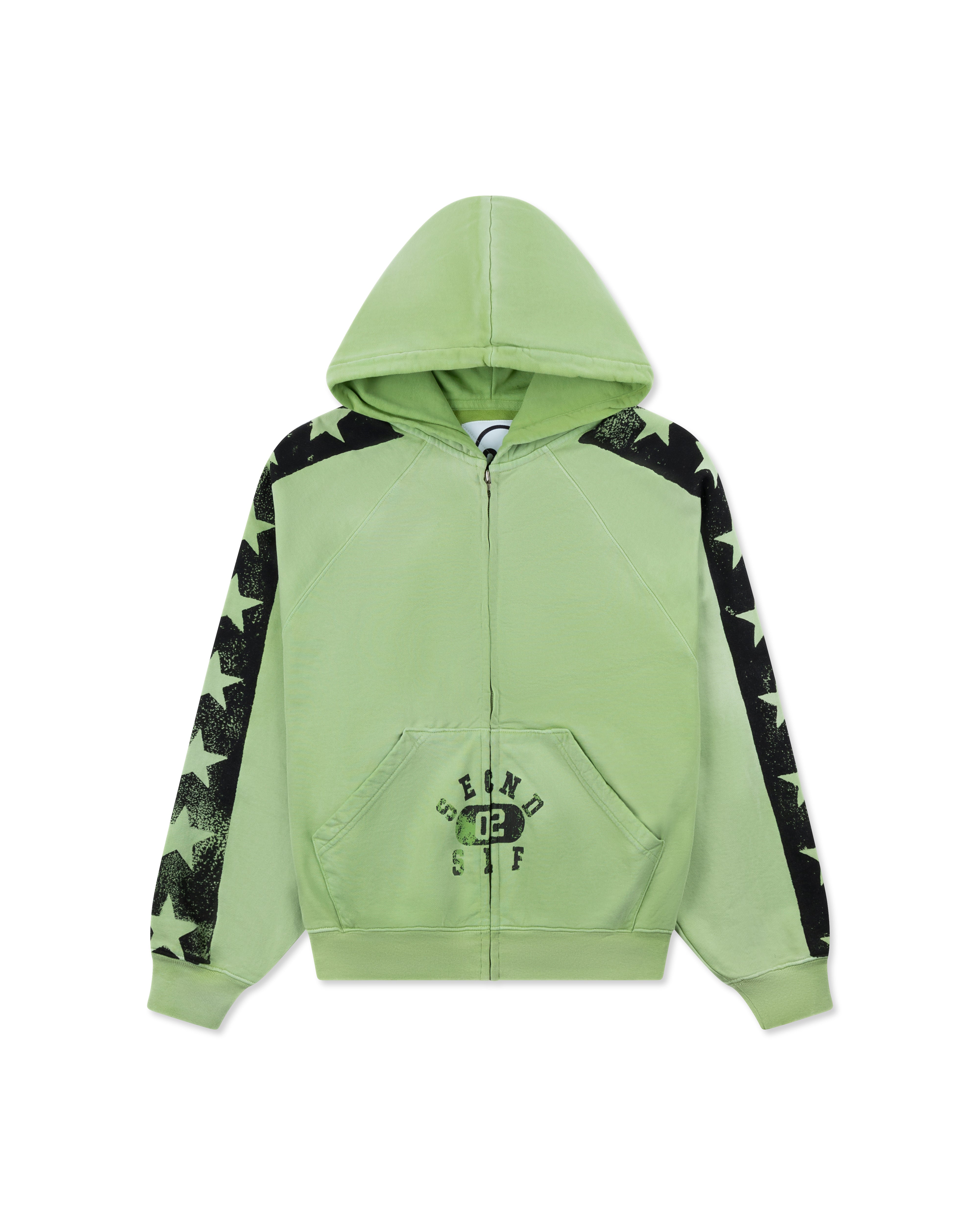 SECNDSLF ALL STAR FIELD DAY ZIP-UP LIME