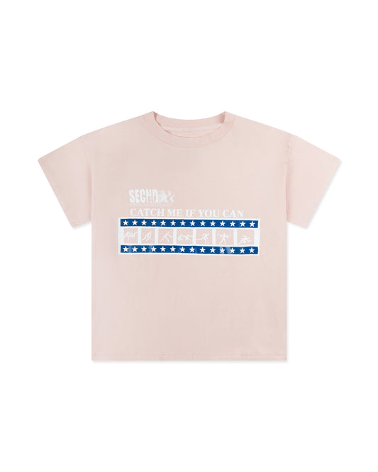 SECNDSLF AMERICAN FRANCHISE TEE PINK