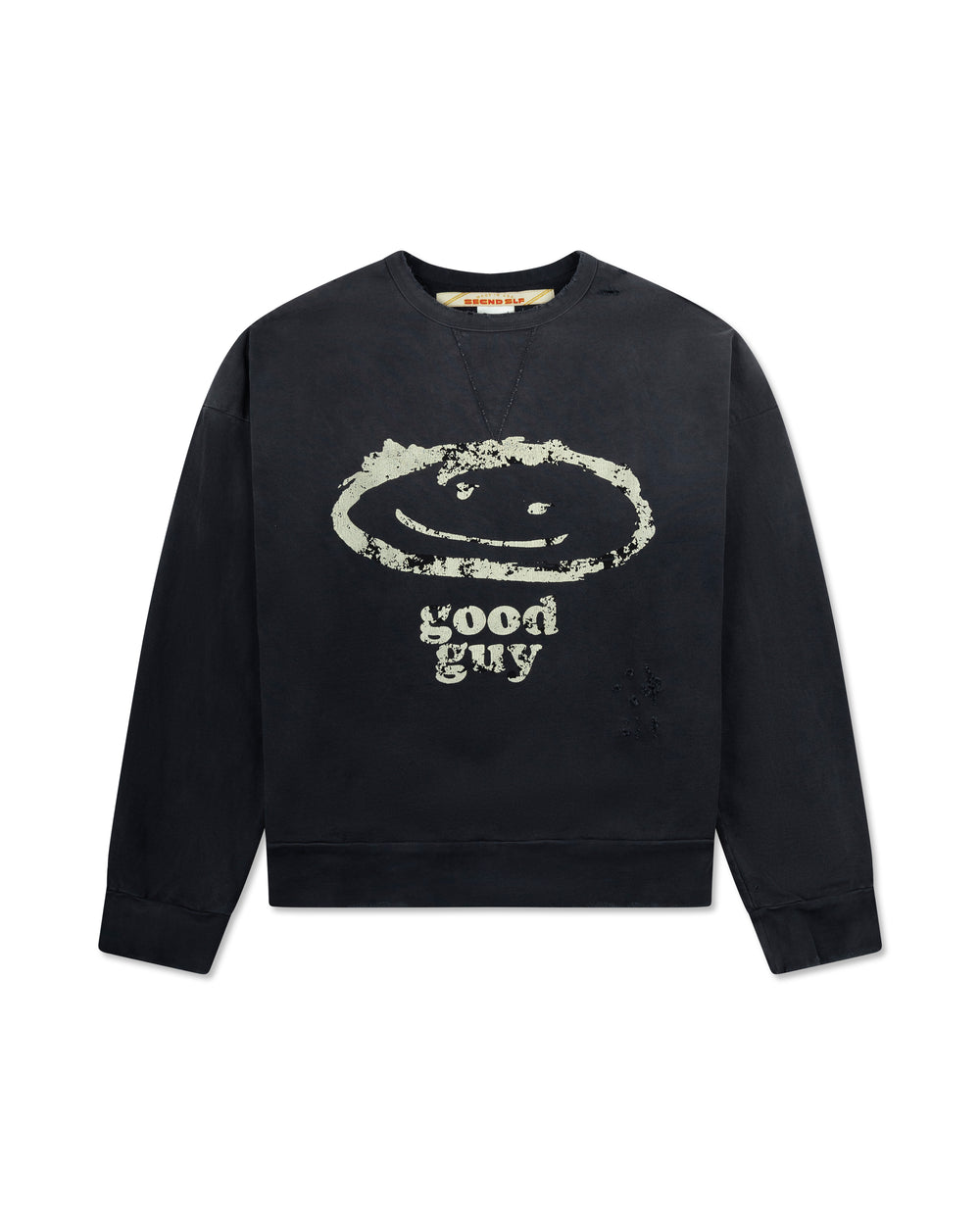 SECNDSLF GOOD GUY CREWNECK BLACK