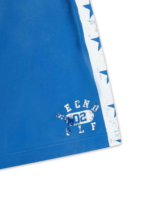 SECNDSLF JUMBO PRACTICE SHORT BLUE