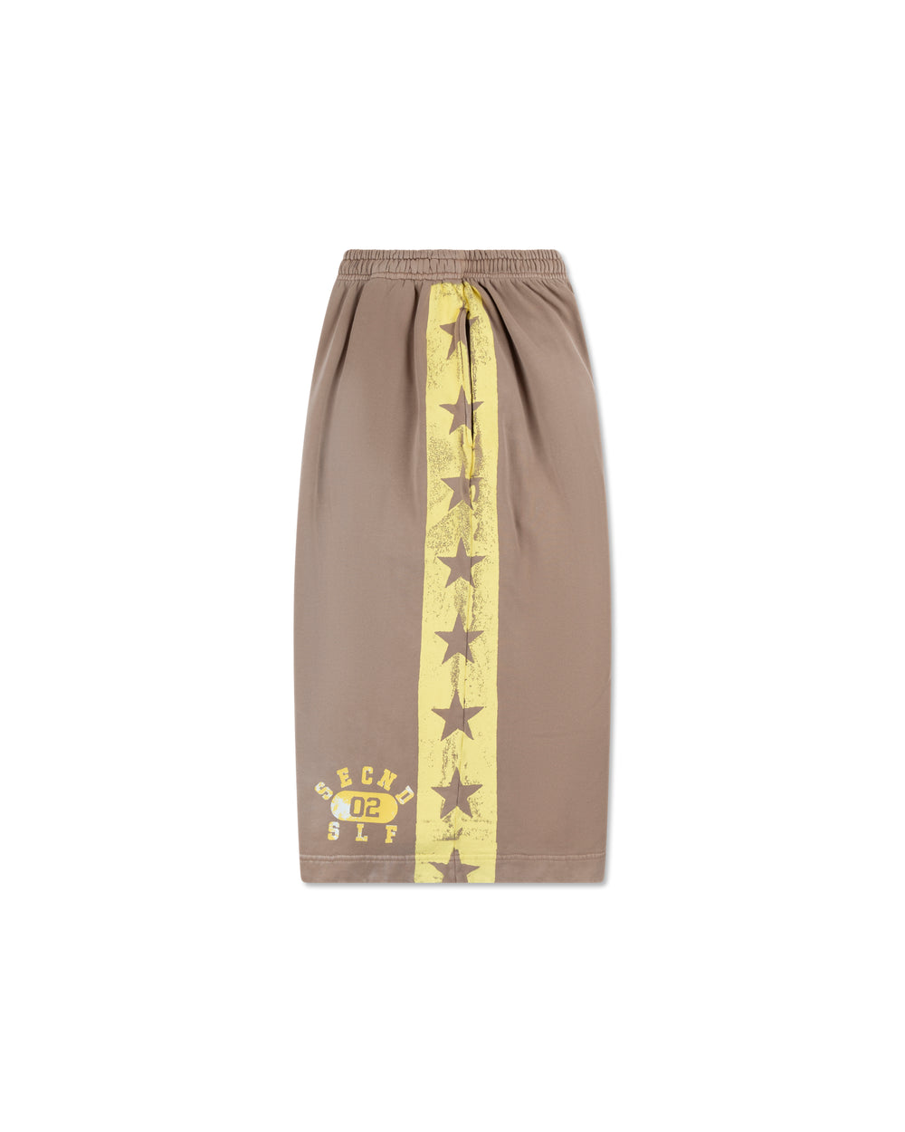 SECNDSLF JUMBO PRACTICE SHORT BROWN