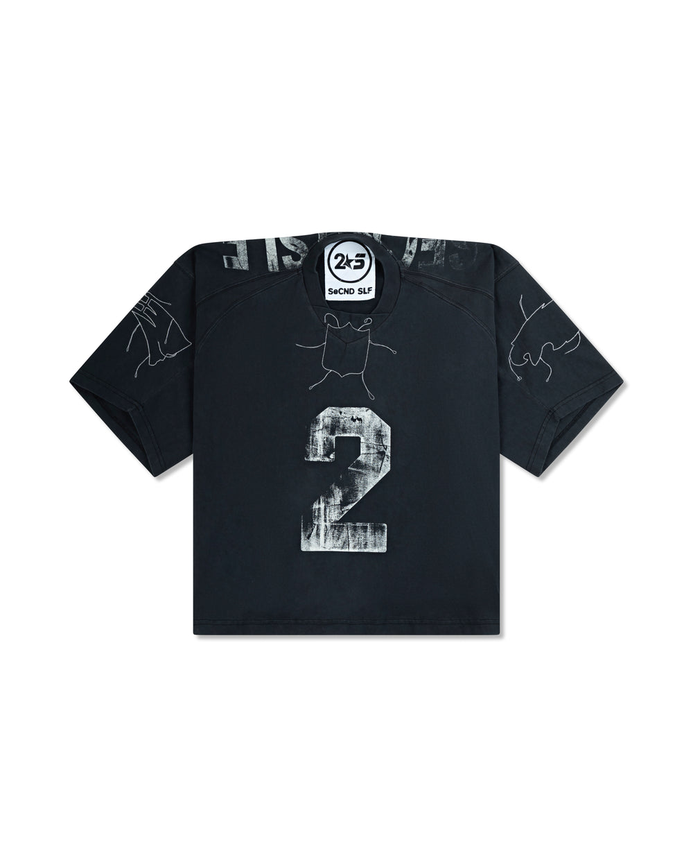 SecndSlf RETROSPECTIVE JERSEY BLACK
