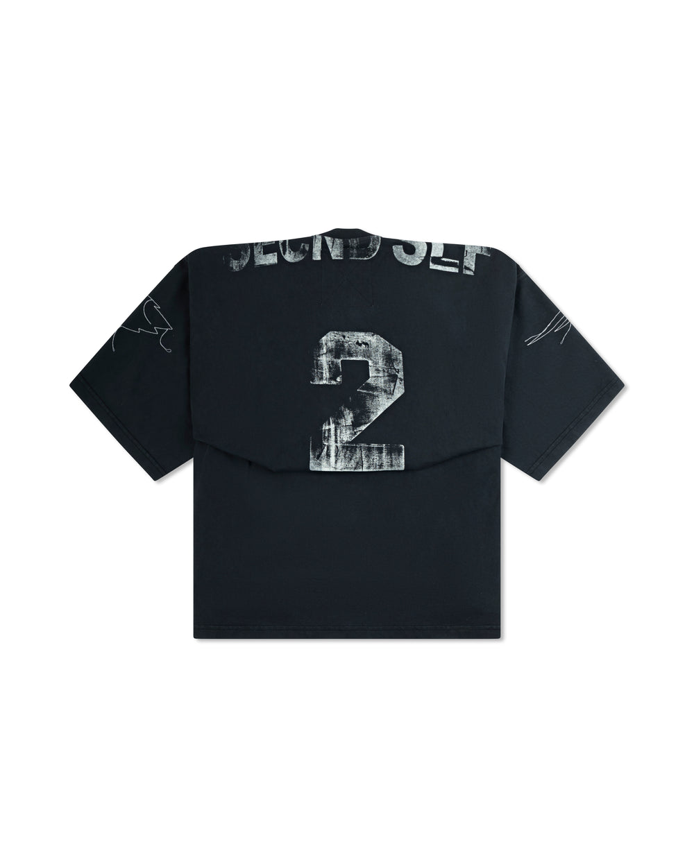 SecndSlf RETROSPECTIVE JERSEY BLACK