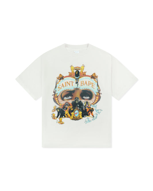 Saint Michael x Bape Generation Tee White