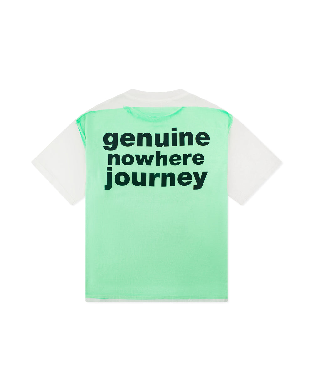 Saint Michael x Bape Handprint White/Green Tee