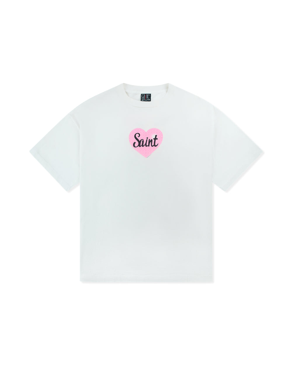 Saint Michael Heart T-Shirt White