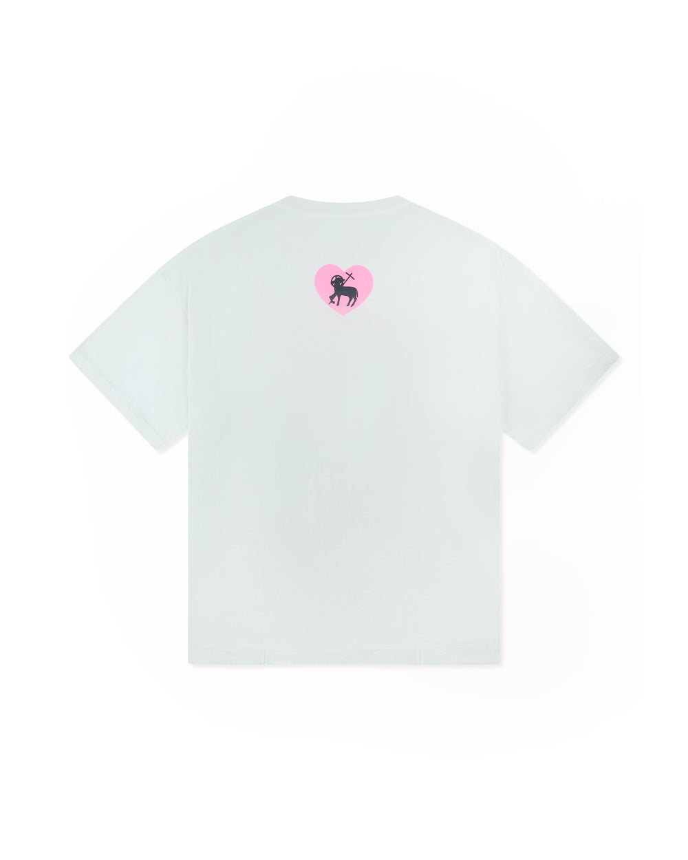 Saint Michael Heart T-Shirt White