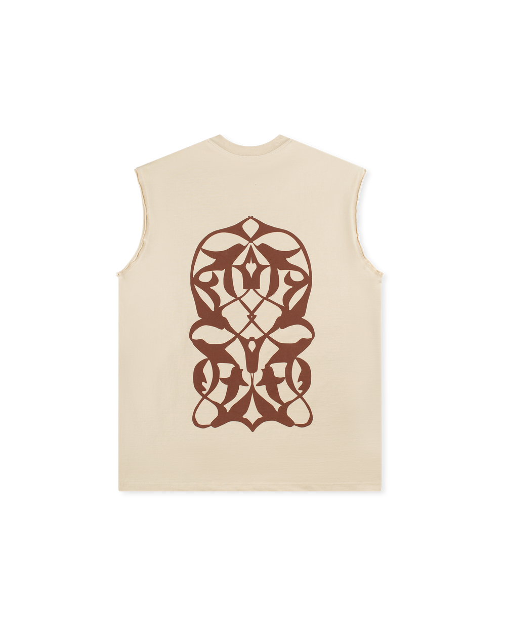 SONG FOR THE MUTE  ''ARABESQUE'' SLEEVELESS TEE OAT