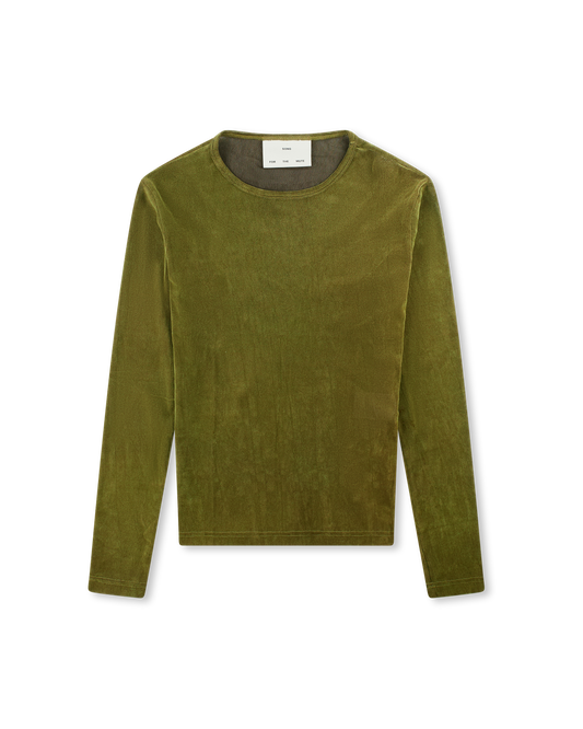 SONG FOR THE MUTE FITTED L/S GREEN