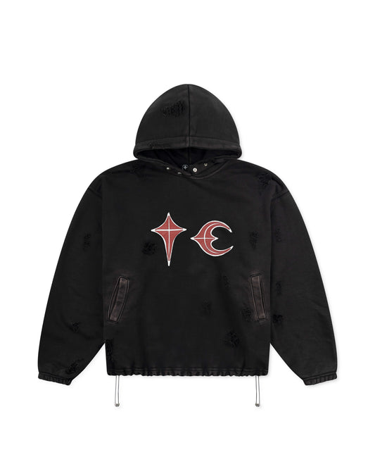 Thug Club Rock Hoodie Black