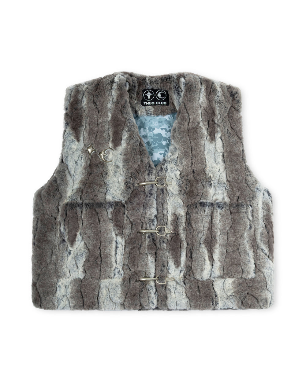 Thug Club TC Skull Fur Vest