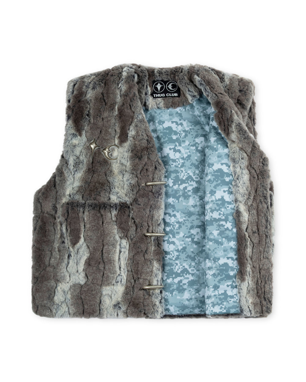 Thug Club TC Skull Fur Vest