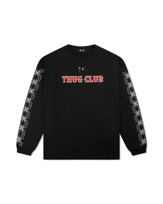 Thug Club TC Pattern Long-Sleeve Black