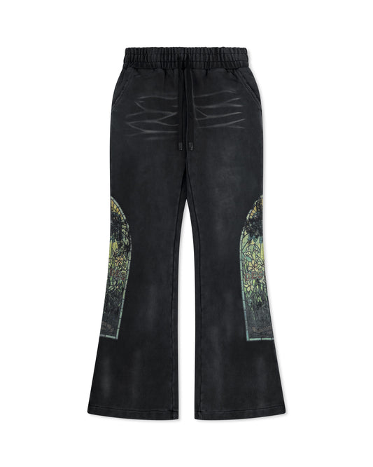 WHO DECIDES WAR FADED SWEATPANT COAL