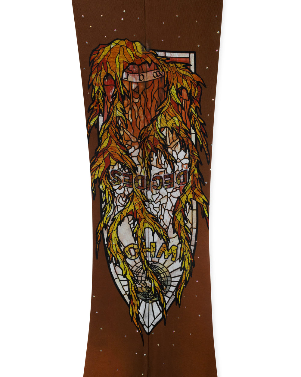 WHO DECIDES WAR FLAME GLASS SWEATPANT RUST