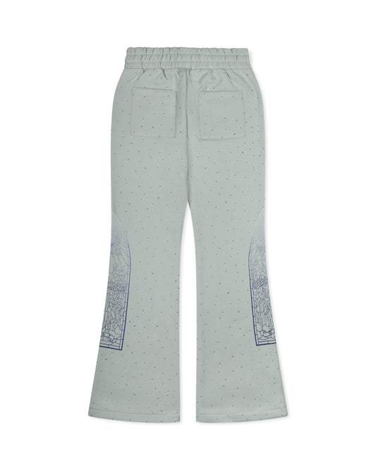 WHO DECIDES WAR RHINESTONE SWEATPANT CREAM