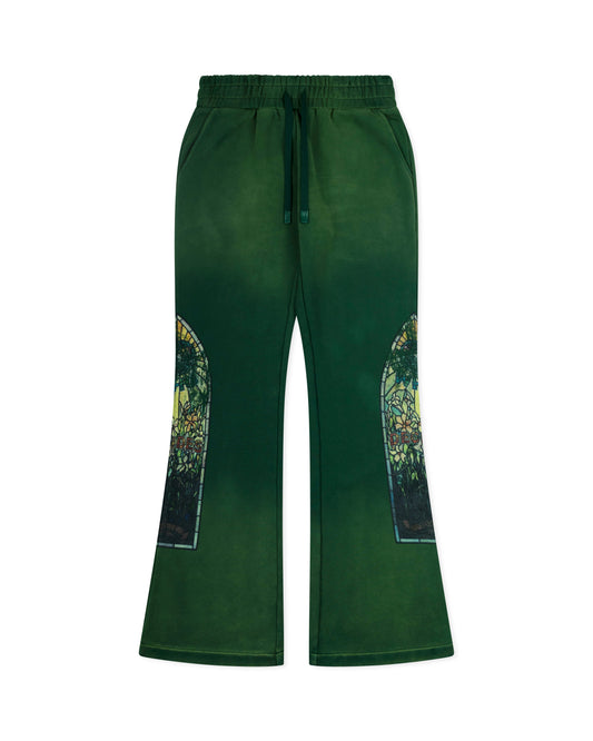 WHO DECIDES WAR FADED SWEATPANT EMERALD