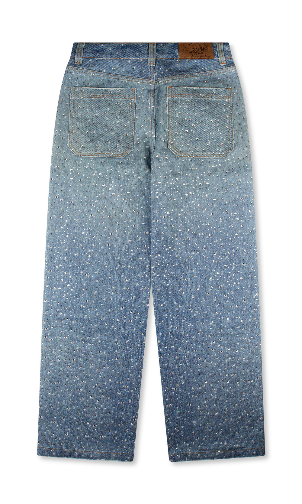 Birth of a Royal Child Diamond Boro Jeans Blue