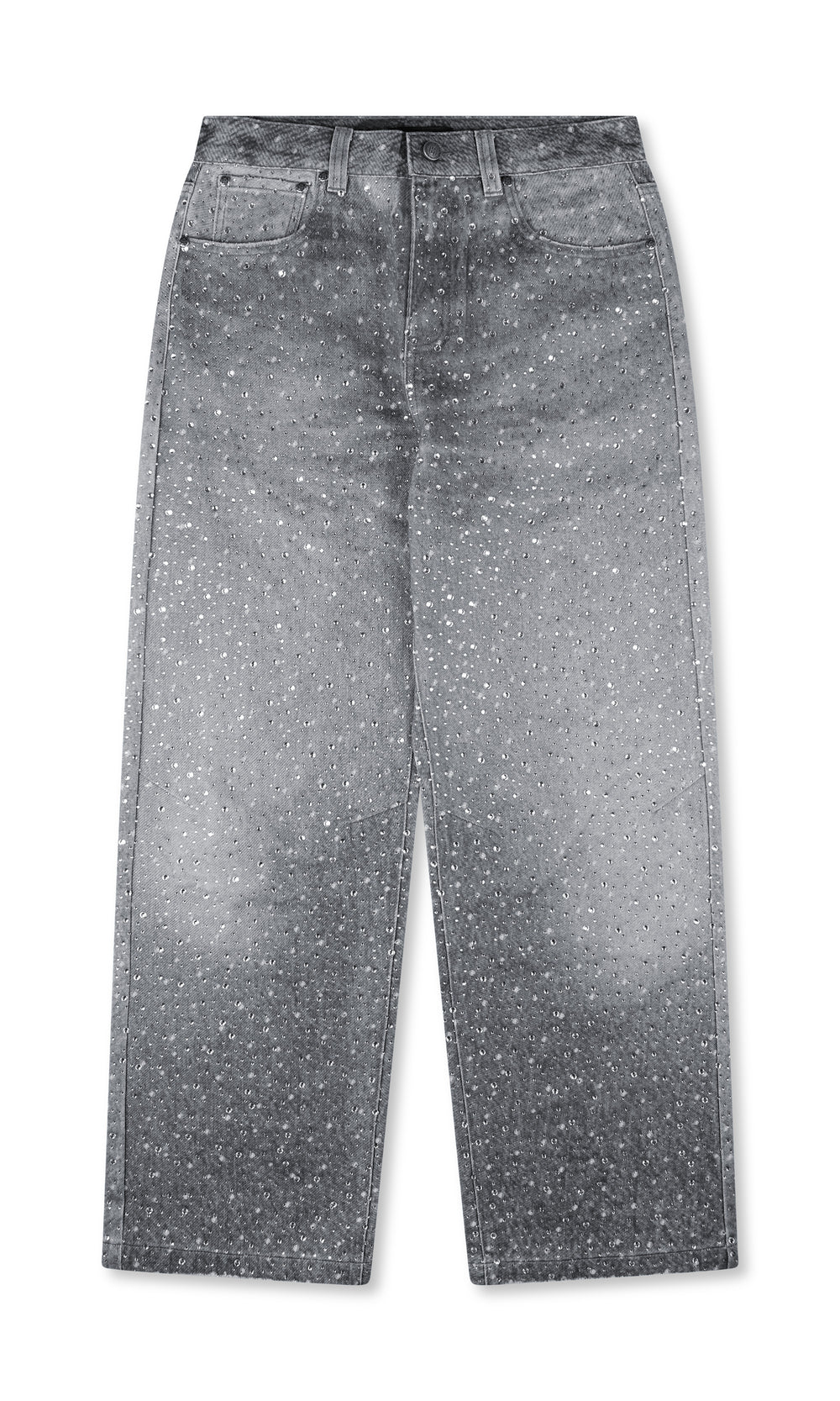 Birth of a Royal Child Diamond Boro Jeans Black