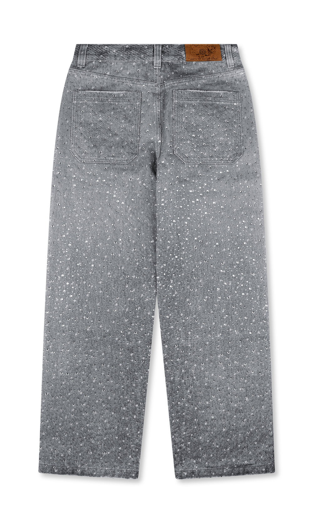 Birth of a Royal Child Diamond Boro Jeans Black