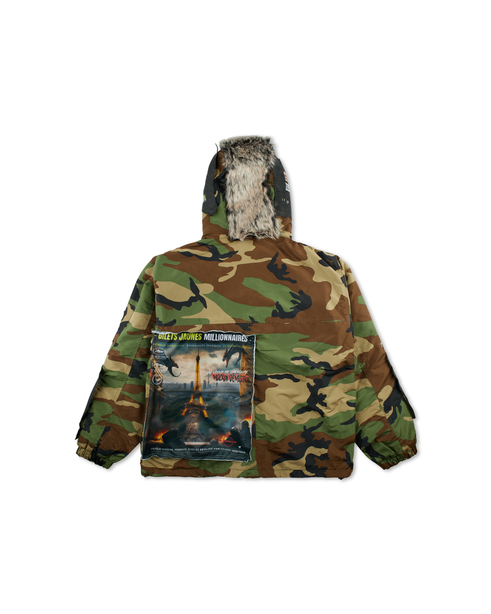 COUCOU BEBE FORBIDDEN CAMO BOMBER JACKET
