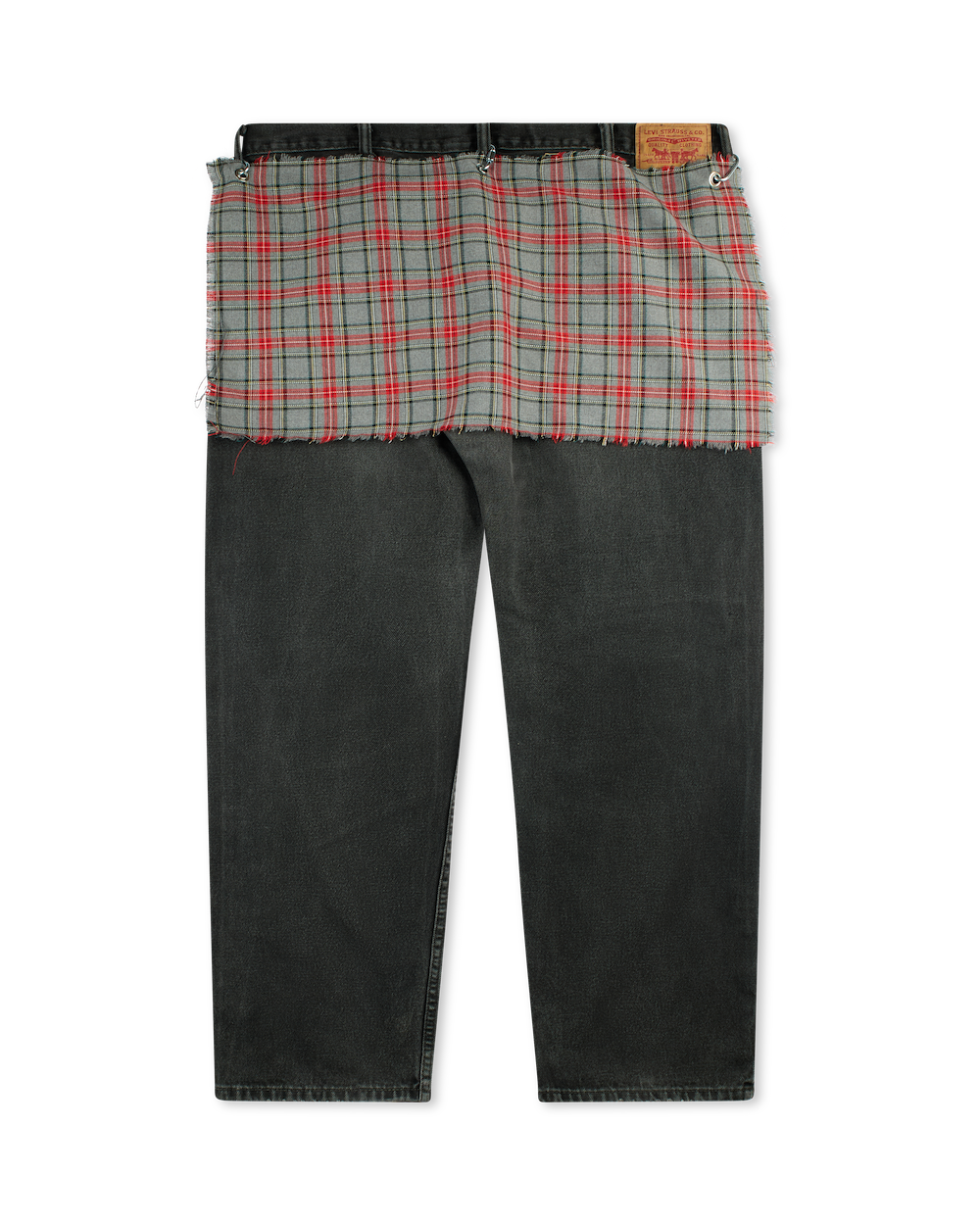 COUCOU BEBE HEAT WAVE DENIM PANTS BLACK