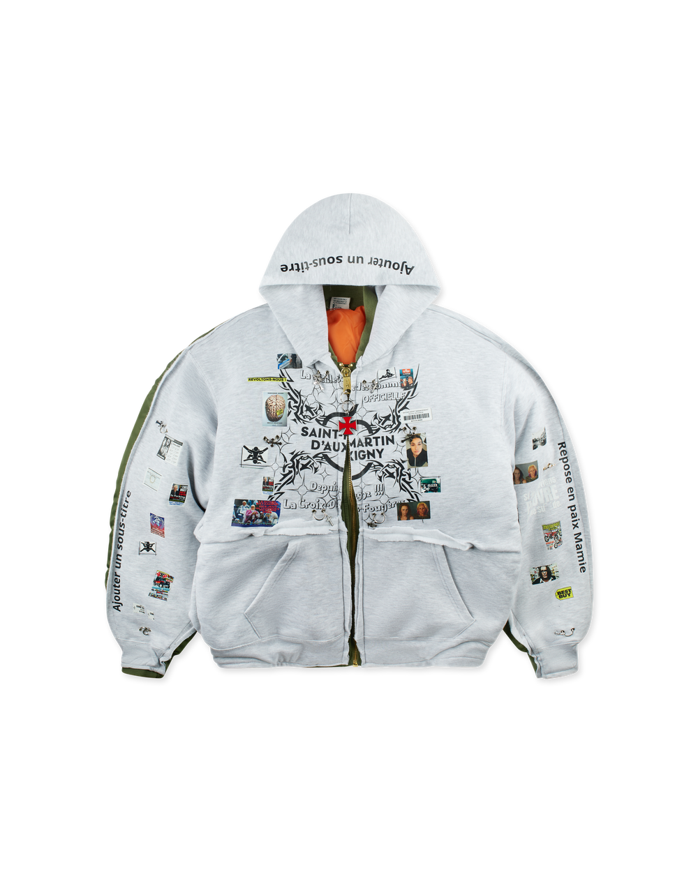 COUCOU BEBE PILLOW Bomber Jacket Grey