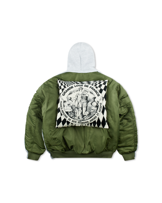 COUCOU BEBE PILLOW Bomber Jacket Grey