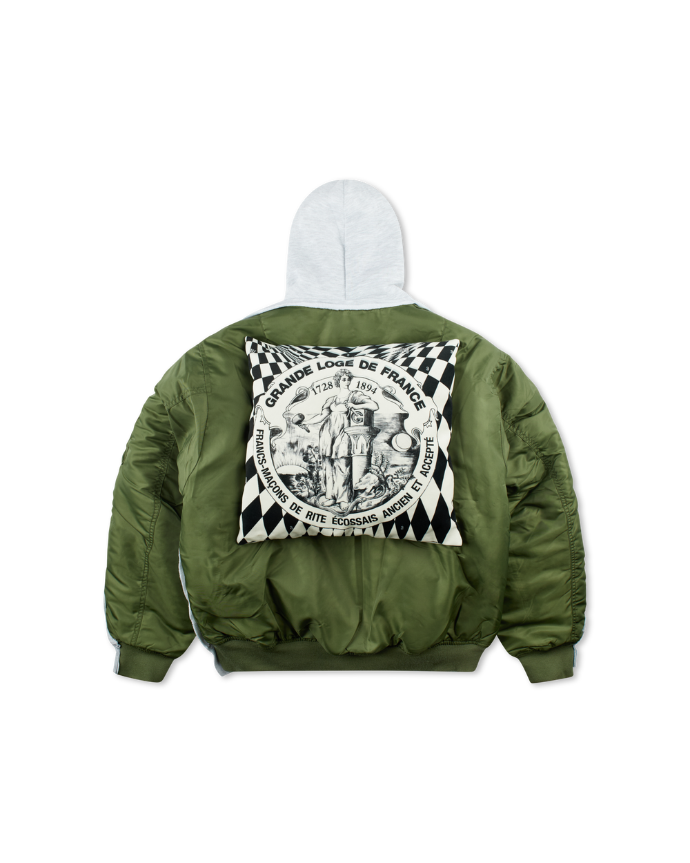 COUCOU BEBE PILLOW Bomber Jacket Grey