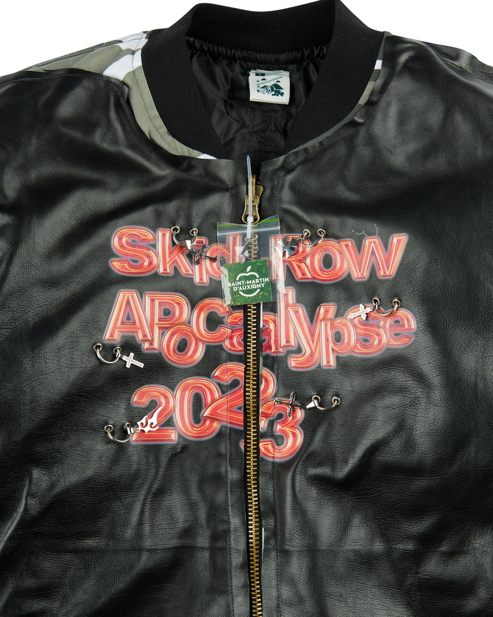 COUCOU BEBE SKID ROW BOMBER JACKET BLACK/CAMO