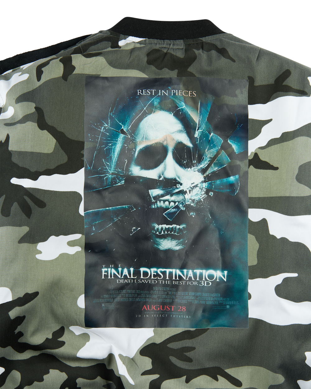 COUCOU BEBE SKID ROW BOMBER JACKET BLACK/CAMO